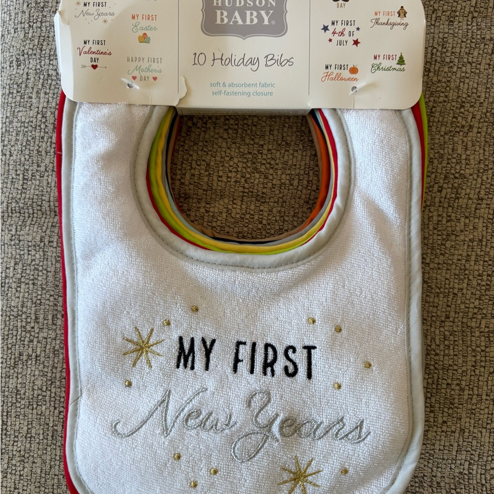 My First Holiday bibs